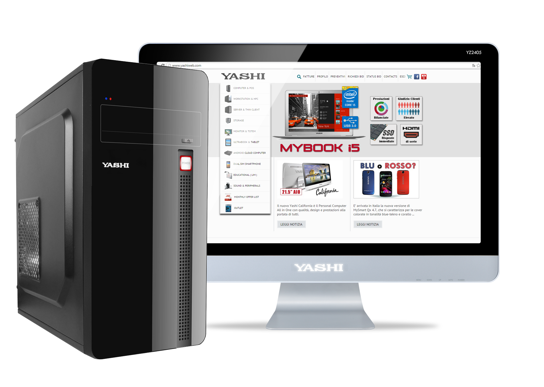 Nuova gamma 2015 Yashi Expression il PC allo stato dell’arte